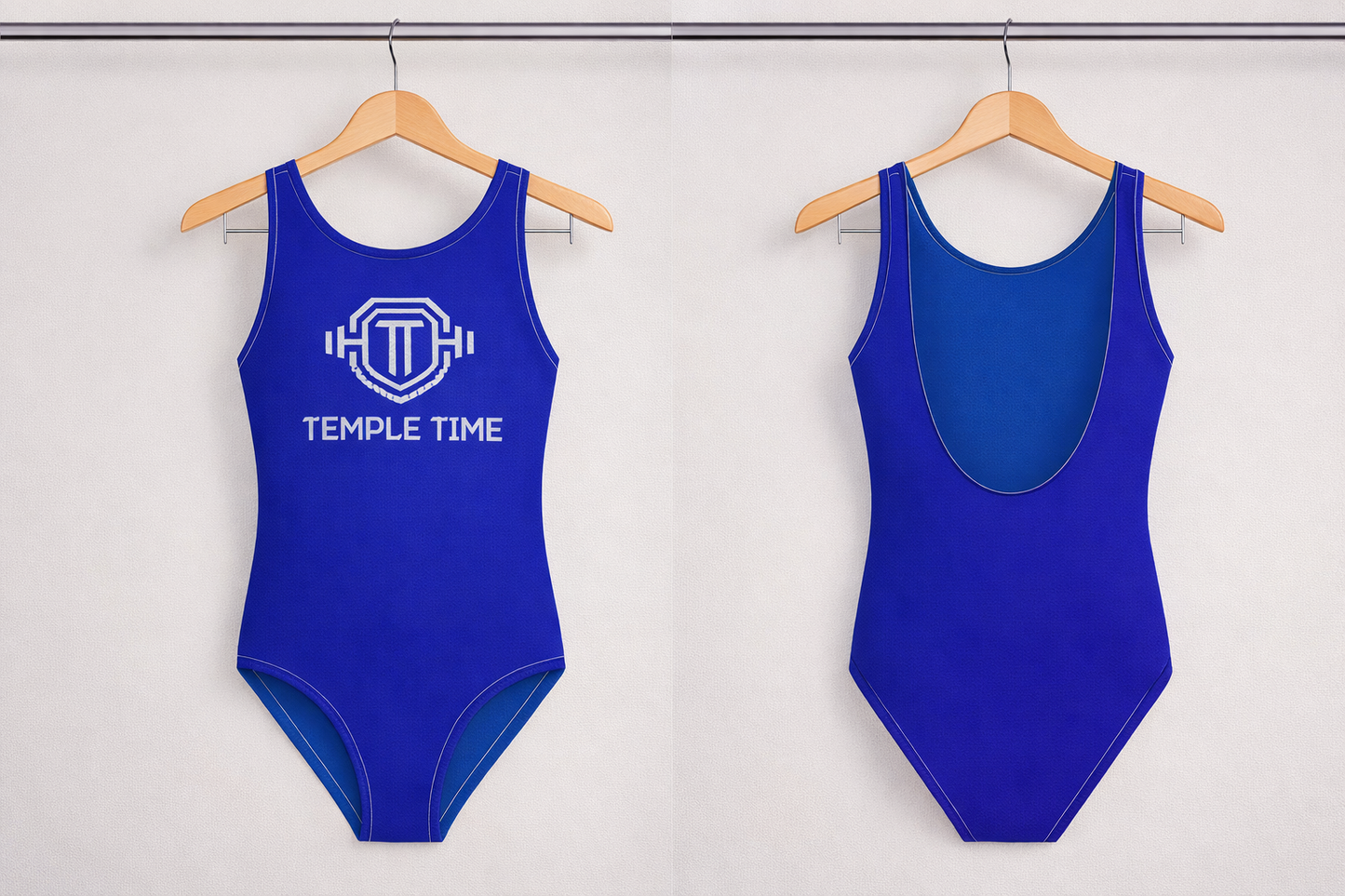 Temple Time One-Piece Swimsuit (Royal Blue)