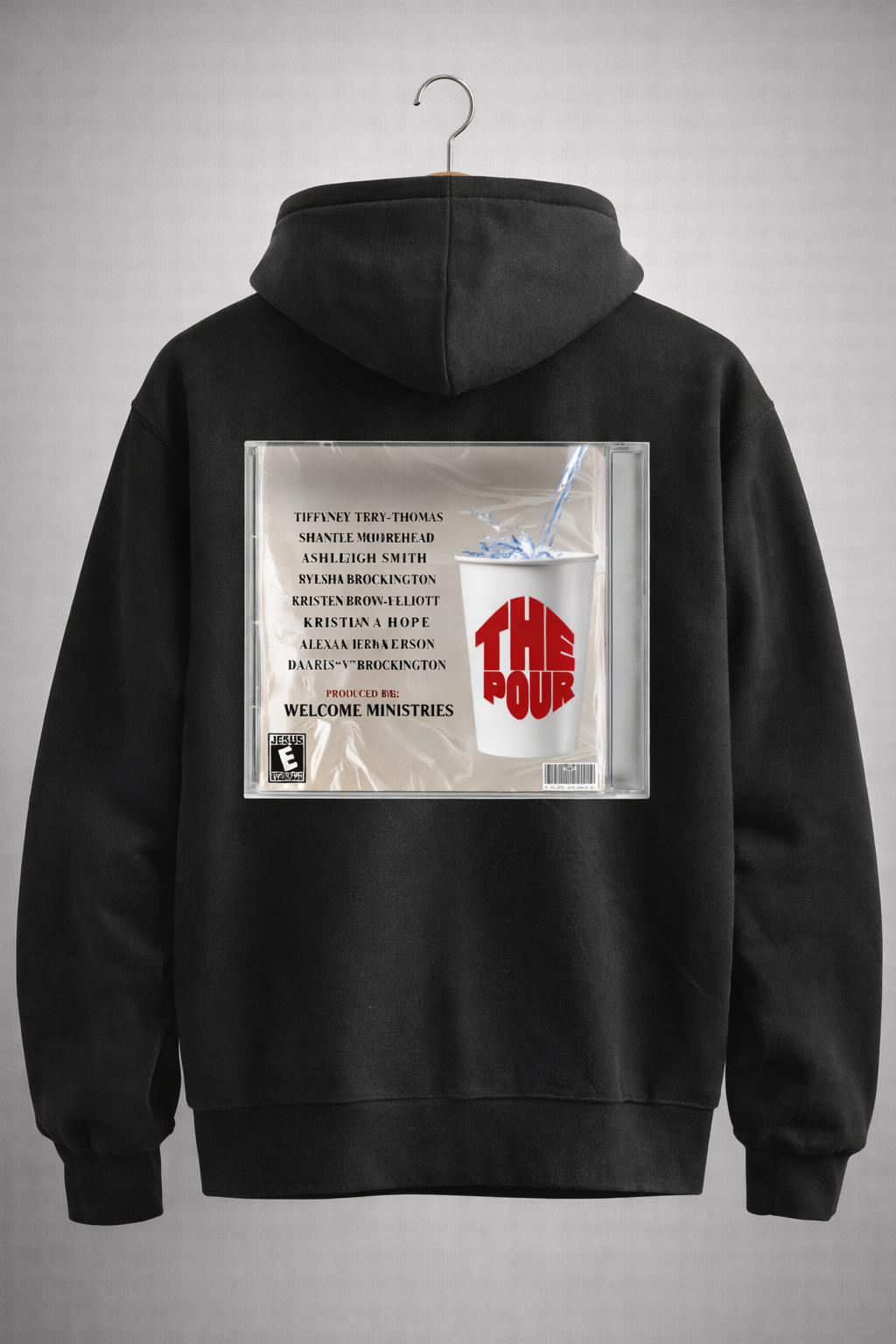 The Pour™ R&B Worship Night Hoodie (Front & Back Graphic)