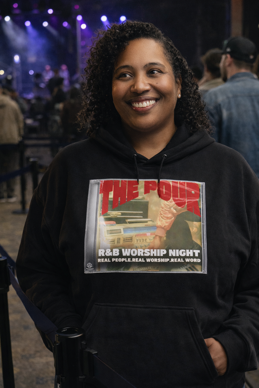 The Pour™ R&B Worship Night Hoodie (Front & Back Graphic)
