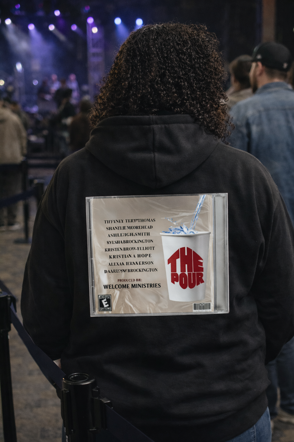 The Pour™ R&B Worship Night Hoodie (Front & Back Graphic)