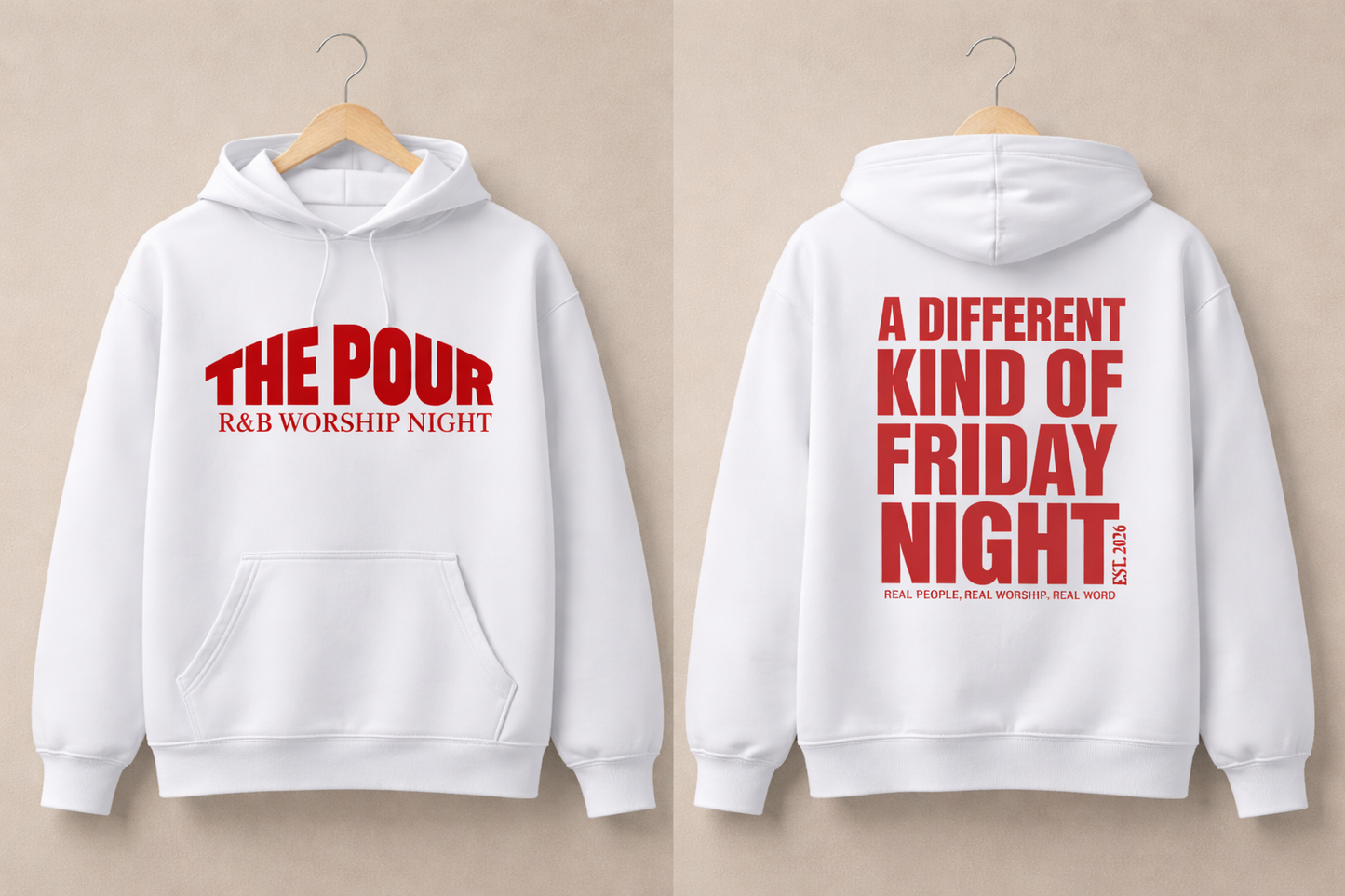 The Pour Hoodie – A Different Kind of Friday Night