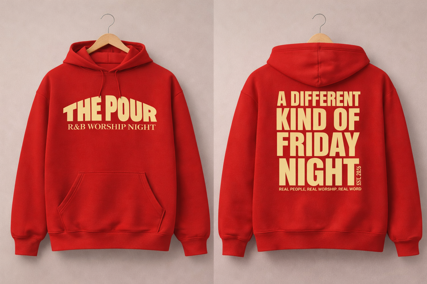 The Pour Hoodie – A Different Kind of Friday Night