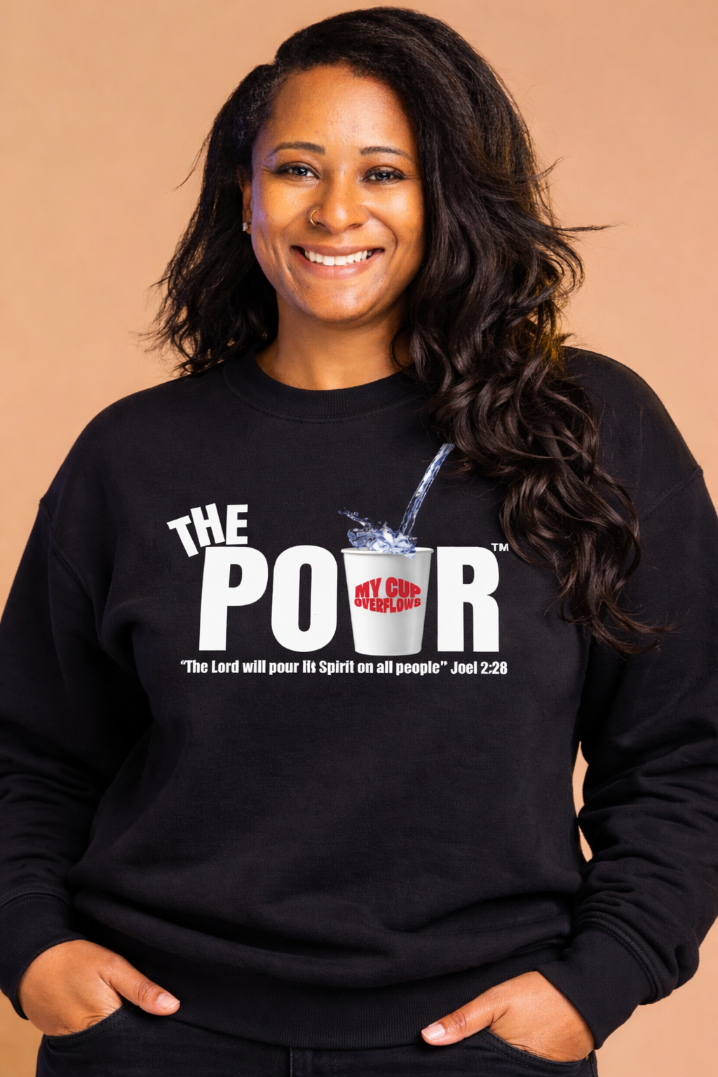 The Pour™ Crewneck — “My Cup Overflows” Edition
