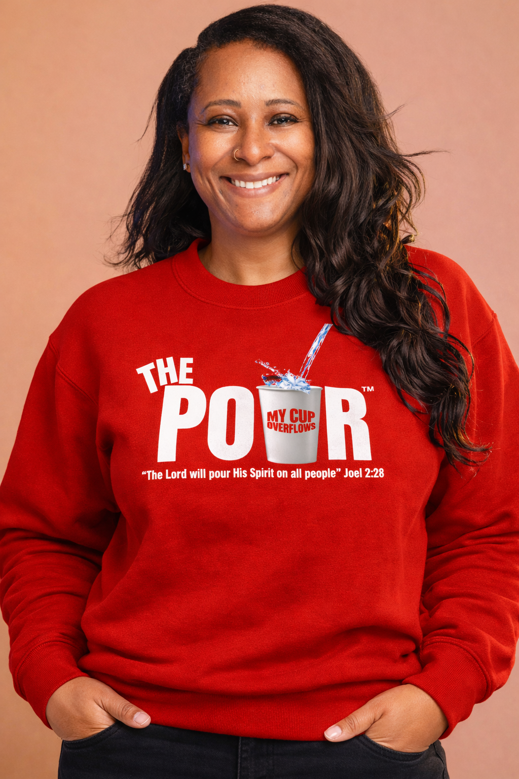 The Pour™ Crewneck — “My Cup Overflows” Edition