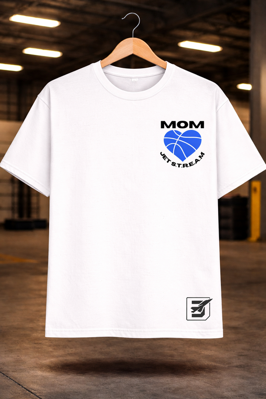 J.E.T. S.T.R.E.A.M. Mom Signature Tee 💙
