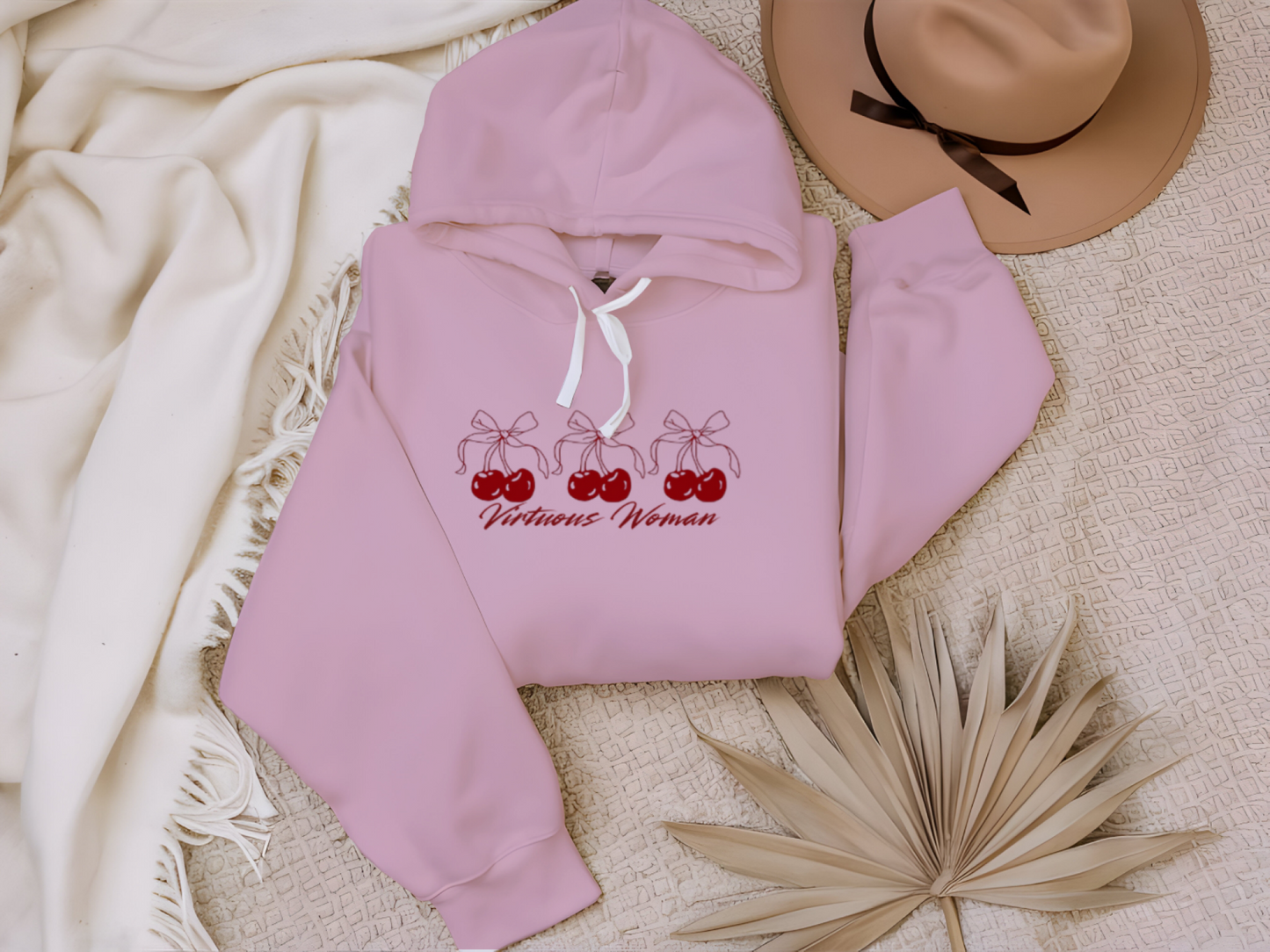 Virtuous Woman Hoodie – Cherry Edition