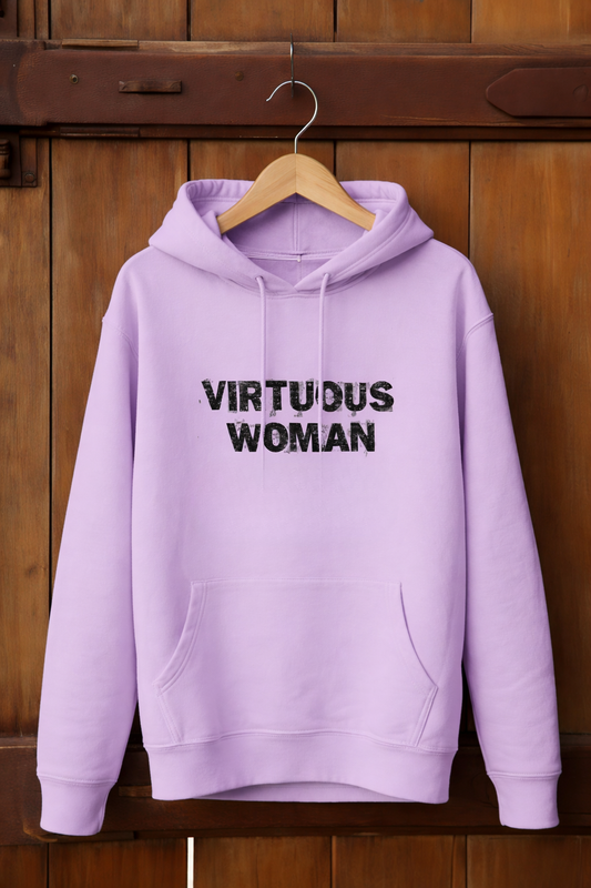 Virtuous Woman Hoodie – Lavender Edition